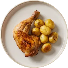 Salon de jeux de Trois-Rivières: roast chicken with potatoes
