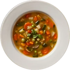 Salon de jeux de Québec: vegetable soup
