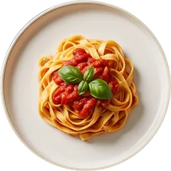 Hippodrome 3R: tagliatelle with tomato sauce and basil